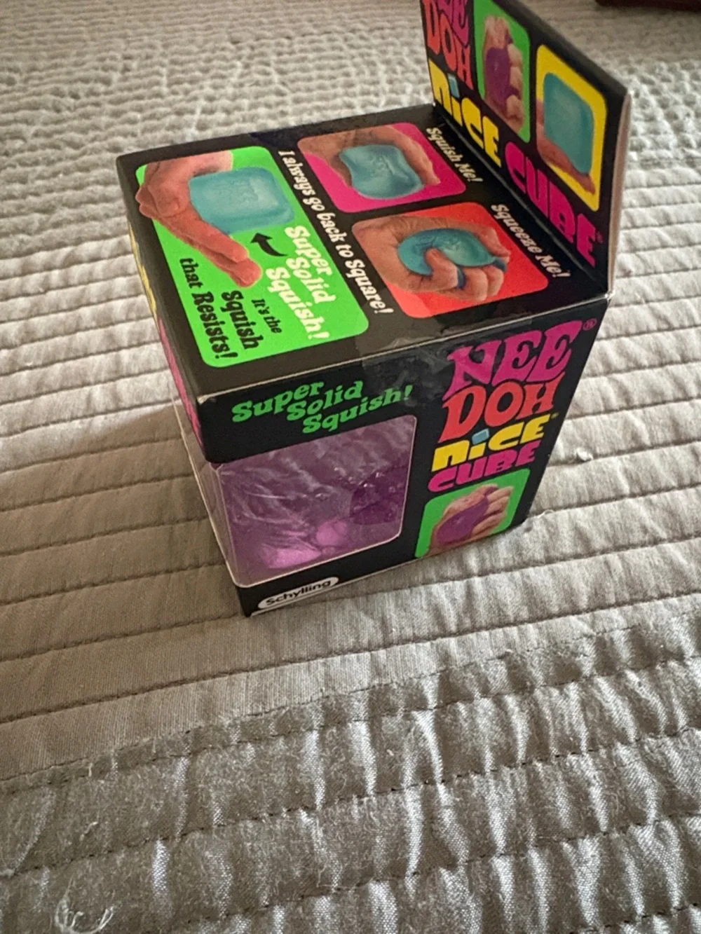 Nice Cube Squish Toy — Purple